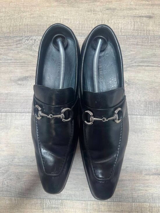 Carrucci Marco Black Leather Horsebit Loafers Men\'s Size EU 46 main image 8